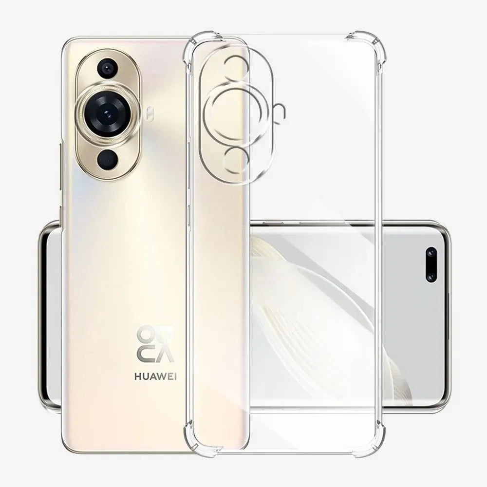 Capa para Huawei nova 12s / nova 11, Techsuit, Transparente à prova de choque, Transparente