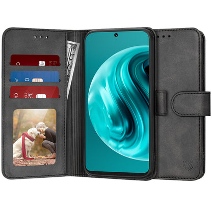Capa para Huawei nova 13i / nova 12i, Techsuit, Diary Book, Preta