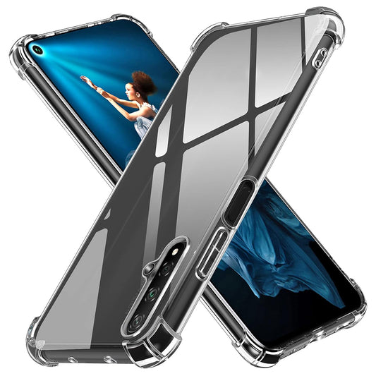 Capa para Huawei nova 5T / Honor 20, Techsuit, Transparente à Prova de Choques, Transparente
