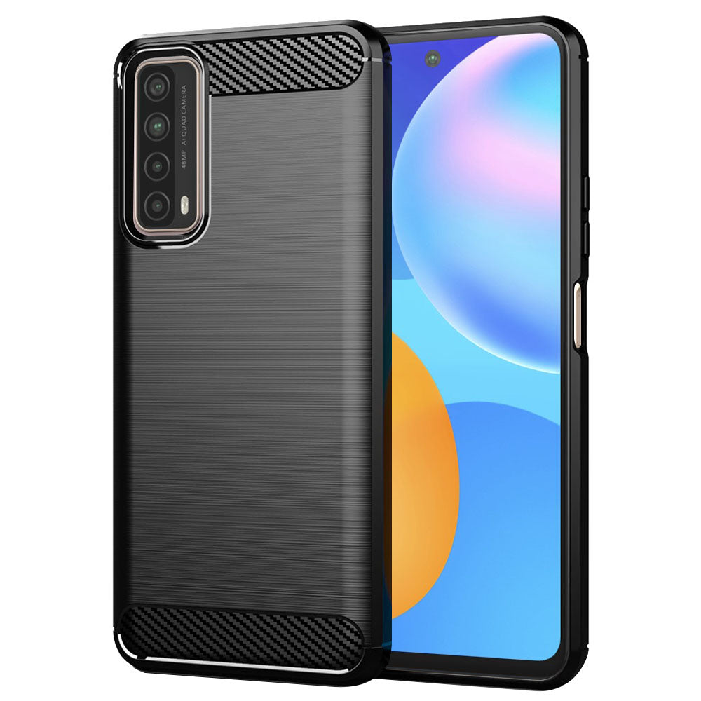 Capa para Huawei P smart 2021, Techsuit, Carbono, Preta