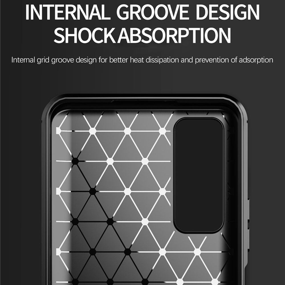 Capa para Huawei P smart 2021, Techsuit, Carbono, Preta