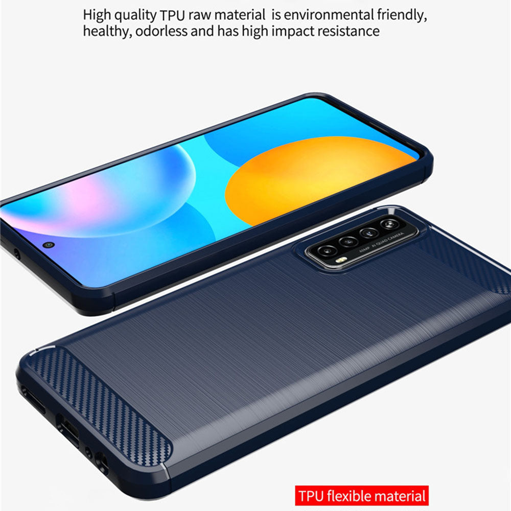 Capa para Huawei P smart 2021, Techsuit, Carbono, Preta