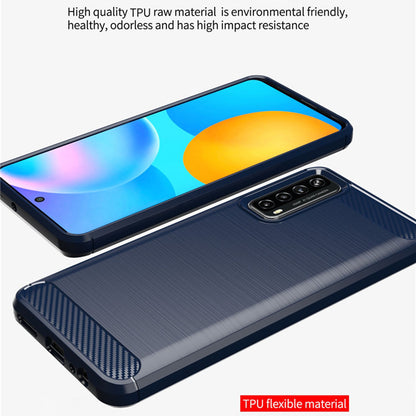 Capa para Huawei P smart 2021, Techsuit, Carbono, Preta