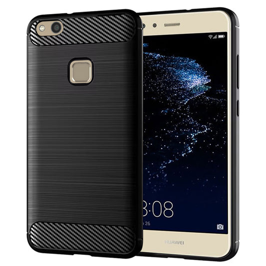 Capa para Huawei P10 Lite, Techsuit, Carbono, Preta