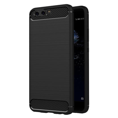 Capa para Huawei P10 Plus, Techsuit, Carbono, Preta