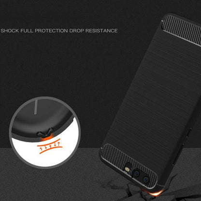 Capa para Huawei P10 Plus, Techsuit, Carbono, Preta
