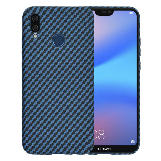 Capa para Huawei P20 Lite, Techsuit, Carbonite FiberShell, Turquesa