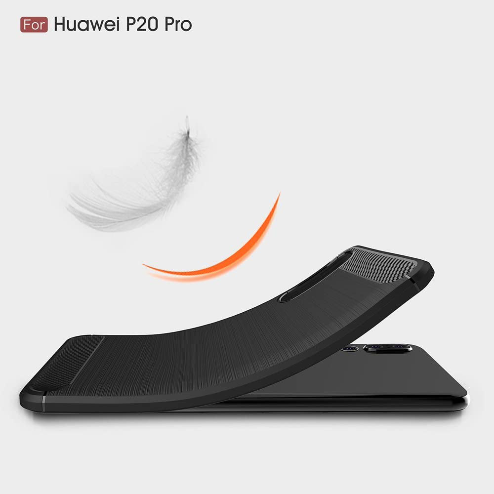 Capa para Huawei P20 Pro, Techsuit, Carbono, Preta