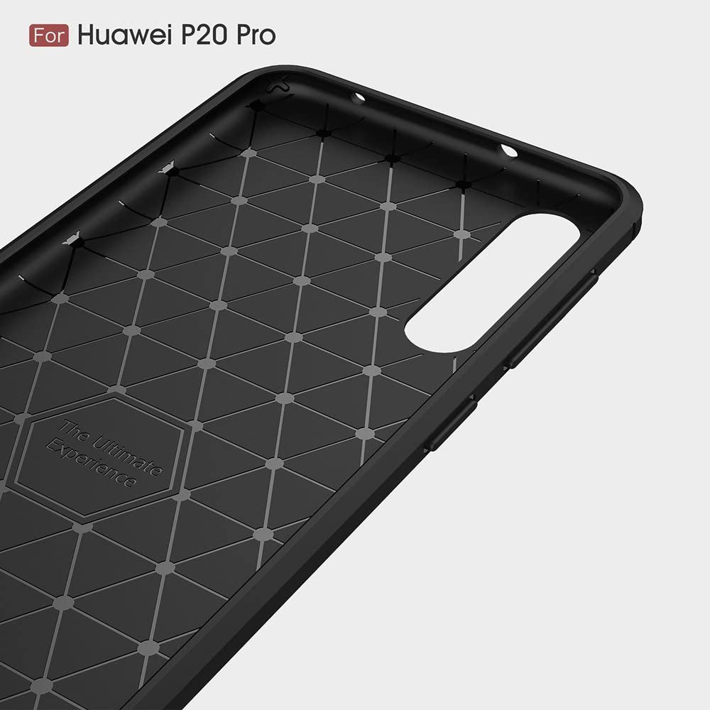 Capa para Huawei P20 Pro, Techsuit, Carbono, Preta