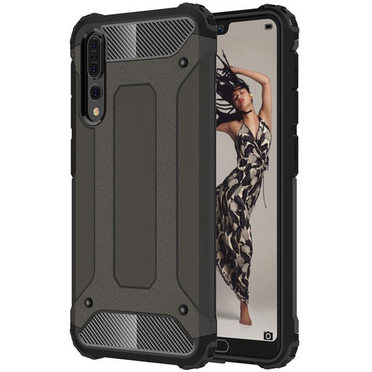 Capa para Huawei P20 Pro, Techsuit, Hybrid Armor, Preta