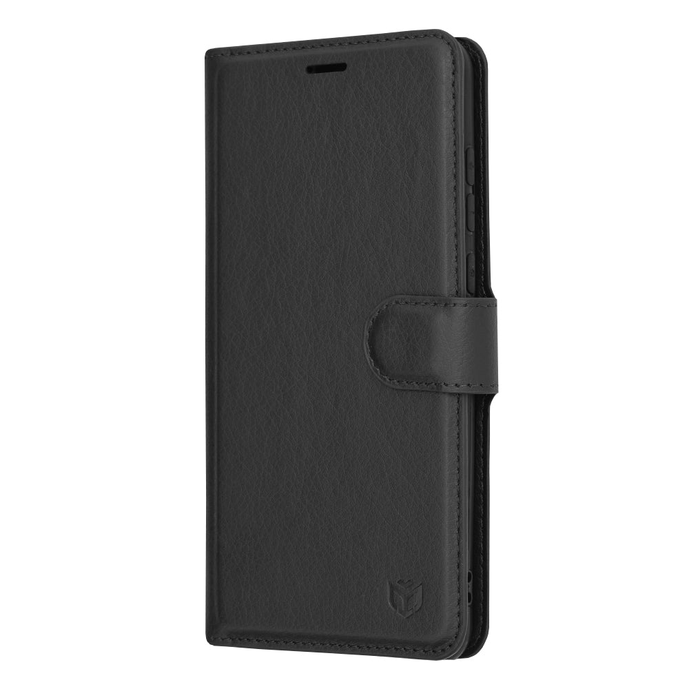 Capa para Huawei P20 Pro, Techsuit, Leather Folio, Preta