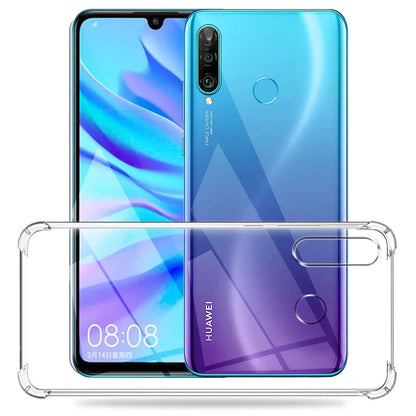 Capa para Huawei P30 lite New Edition / P30 lite, Techsuit, Transparente à prova de choque, Transparente