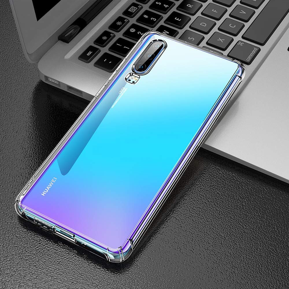 Capa para Huawei P30, Techsuit, Shockproof Clear, Transparente