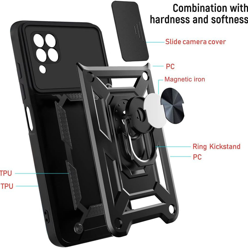 Capa para Huawei P40 lite 4G, Techsuit, CamShield, Preta