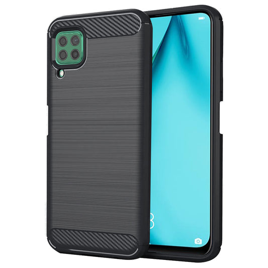 Capa para Huawei P40 lite 4G, Techsuit, Carbono, Preta