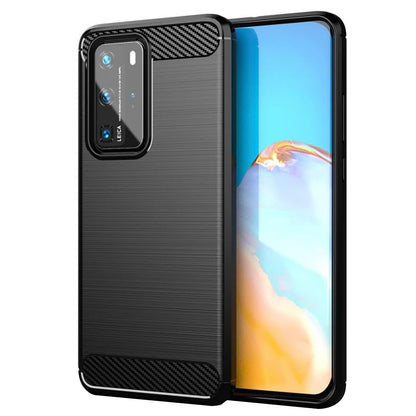 Capa para Huawei P40 Pro, Techsuit, Carbono, Preta