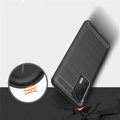 Capa para Huawei P40 Pro, Techsuit, Carbono, Preta