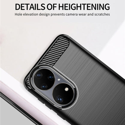 Capa para Huawei P50 Pro, Techsuit, Carbono, Preta