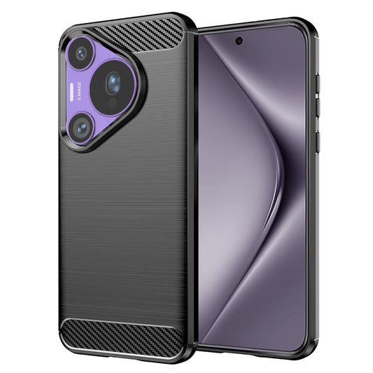 Capa para Huawei Pura 70 Pro, Techsuit, Carbono, Preta