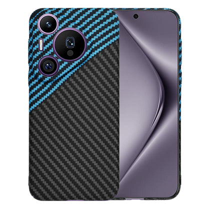 Capa para Huawei Pura 70 Pro, Techsuit, Carbonite FiberShell, Preto Azul