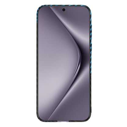 Capa para Huawei Pura 70 Pro, Techsuit, Carbonite FiberShell, Preto Azul