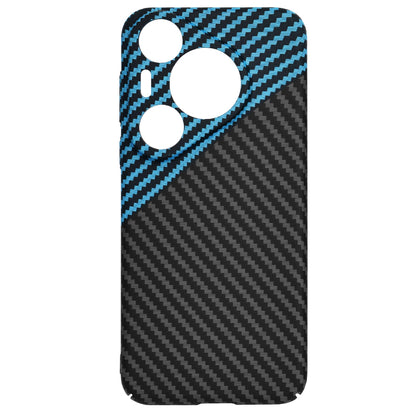 Capa para Huawei Pura 70 Pro, Techsuit, Carbonite FiberShell, Preto Azul