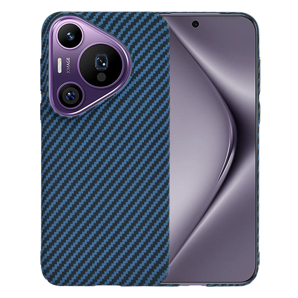 Capa para Huawei Pura 70 Pro, Techsuit, Carbonite FiberShell, Turquesa
