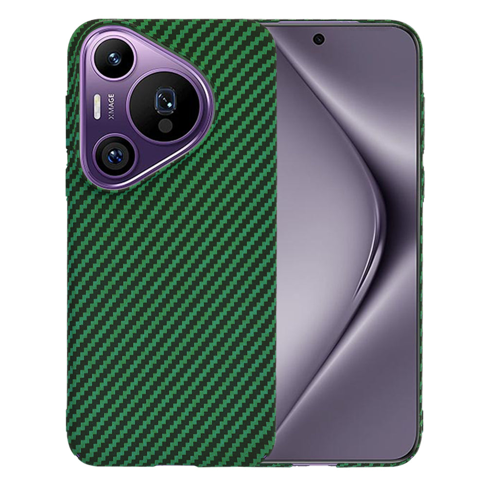 Capa para Huawei Pura 70 Pro, Techsuit, Carbonite FiberShell, Verde