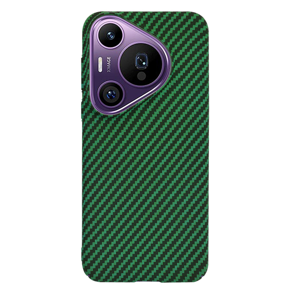 Capa para Huawei Pura 70 Pro, Techsuit, Carbonite FiberShell, Verde