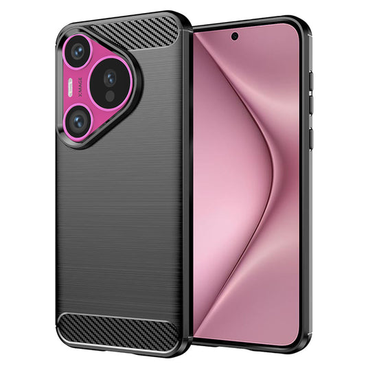 Capa para Huawei Pura 70, Techsuit, Carbono, Preta