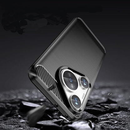 Capa para Huawei Pura 70, Techsuit, Carbono, Preta