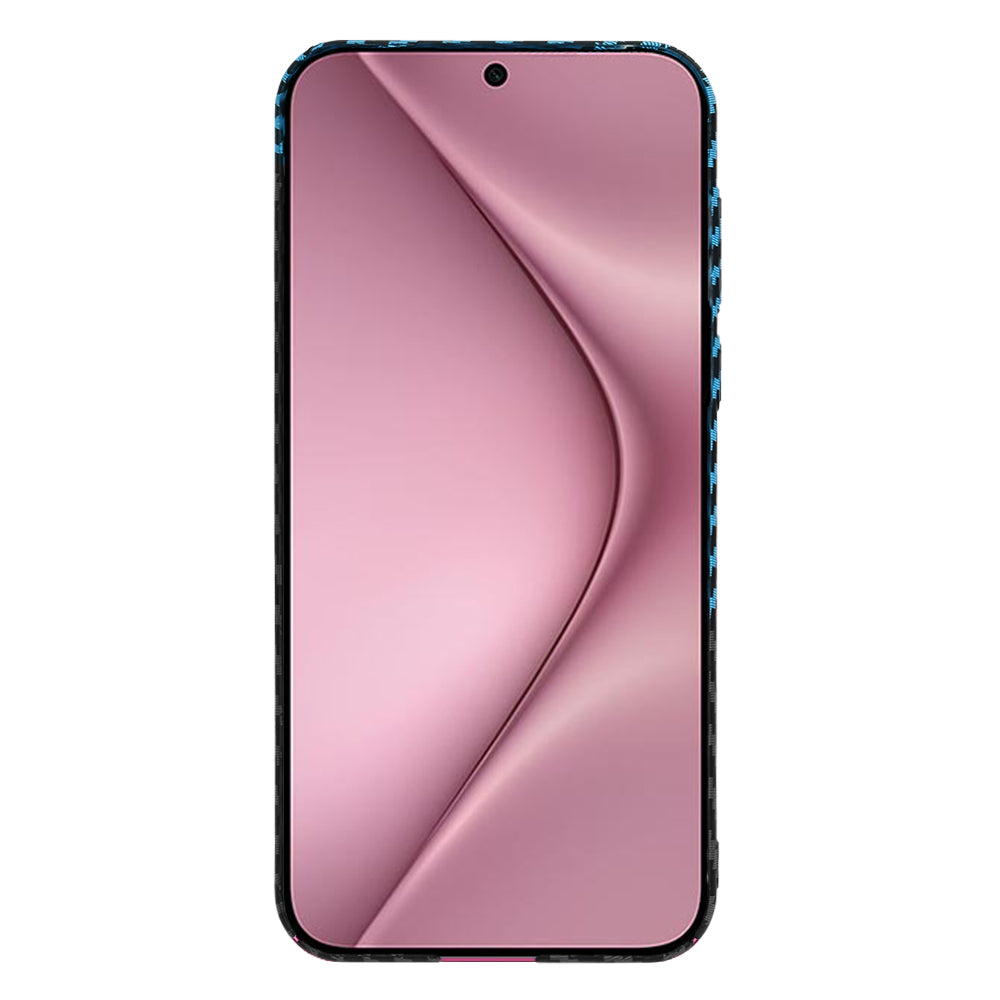 Capa para Huawei Pura 70, Techsuit, Carbonite FiberShell, Preto Azul