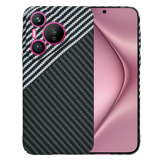 Capa para Huawei Pura 70, Techsuit, Carbonite FiberShell, Preto Cinzento