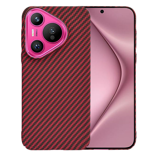 Capa para Huawei Pura 70, Techsuit, Carbonite FiberShell, Vermelha