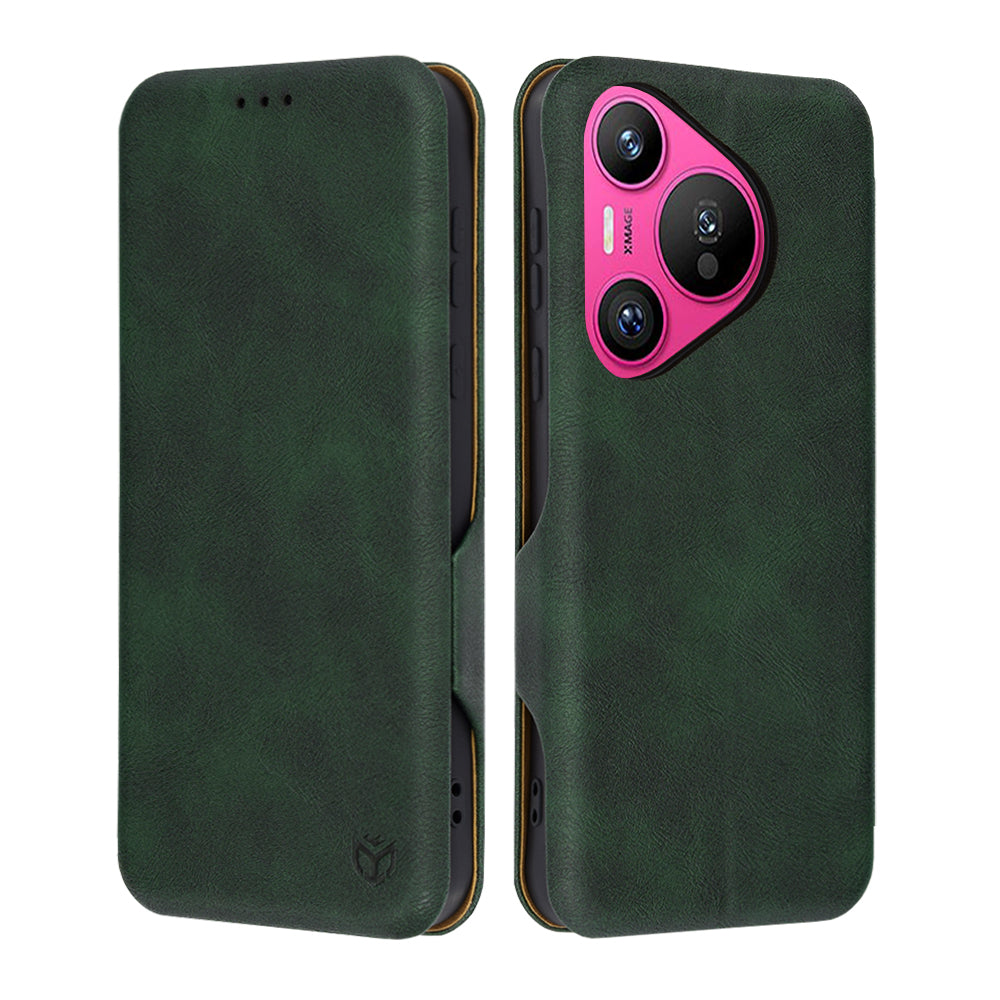 Capa para Huawei Pura 70, Techsuit, Safe Wallet Plus, Verde
