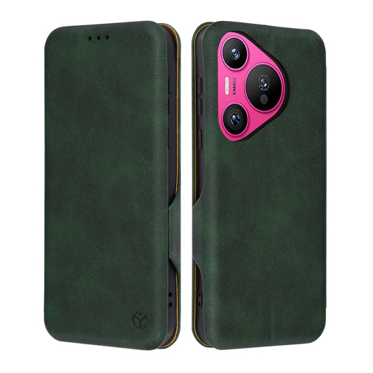 Capa para Huawei Pura 70, Techsuit, Safe Wallet Plus, Verde