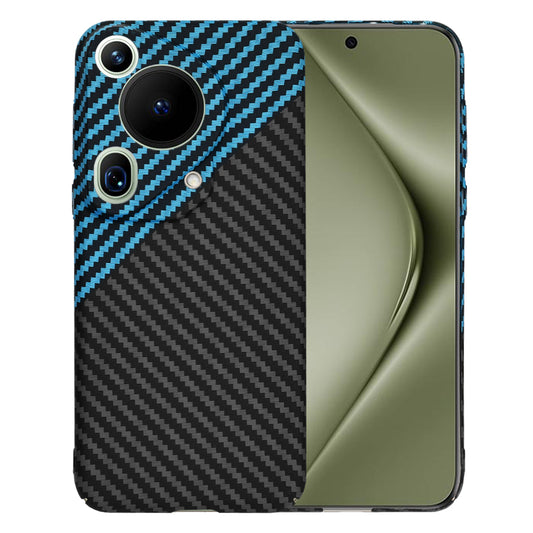 Capa para Huawei Pura 70 Ultra, Techsuit, Carbonite FiberShell, Preto Azul