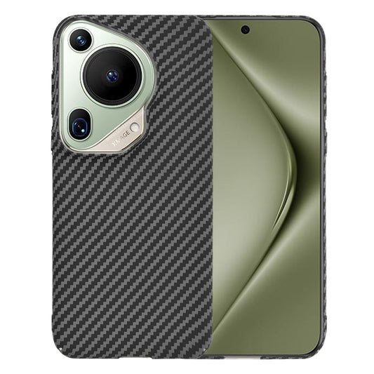 Capa para Huawei Pura 70 Ultra, Techsuit, Carbonite FiberShell, Preta