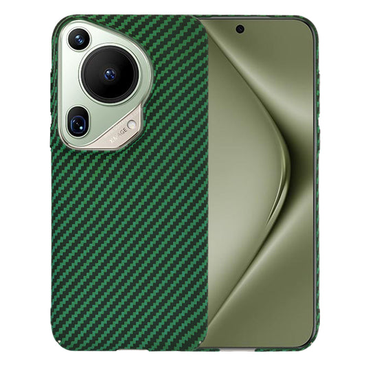 Capa para Huawei Pura 70 Ultra, Techsuit, Carbonite FiberShell, Verde