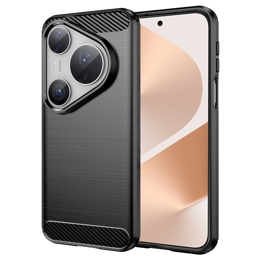 Capa para Huawei Pura 80 Pro / Pura 80 Ultra, Techsuit, Carbono, Preta