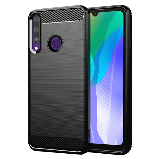 Capa para Huawei Y6p, Techsuit, Carbono, Preta