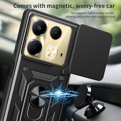 Capa para Infinix Note 40 4G, Techsuit, CamShield, Preta