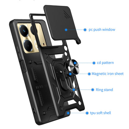 Capa para Infinix Note 40 4G, Techsuit, CamShield, Preta
