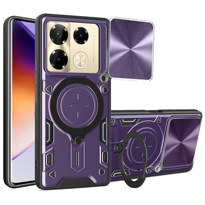 Capa para Infinix Note 40 Pro+, Techsuit, CamGuard Pro, Roxa