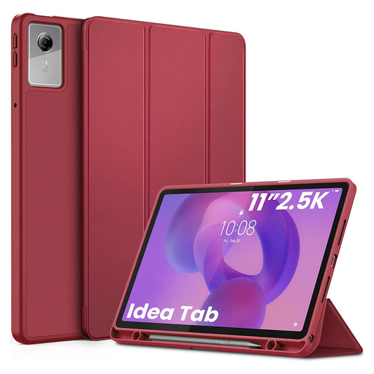 Capa para Lenovo Idea Tab 11, Techsuit, FoldPro, Vermelha