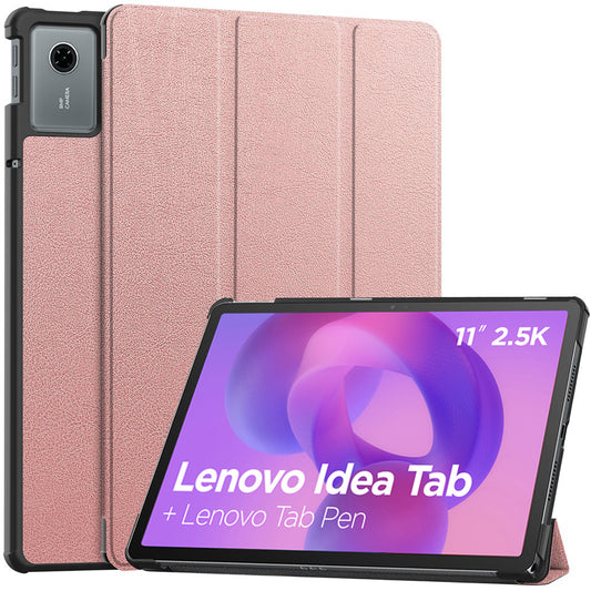 Capa para Lenovo Idea Tab 11, Techsuit, FoldPro, Rosa Dourado