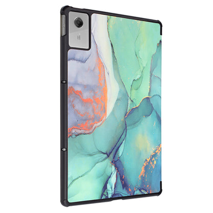 Capa para Lenovo Idea Tab Plus, Techsuit, FoldPro Green Time, Multicolor