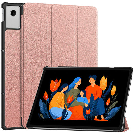 Capa para Lenovo Idea Tab Plus, Techsuit, FoldPro, Rosa Dourado