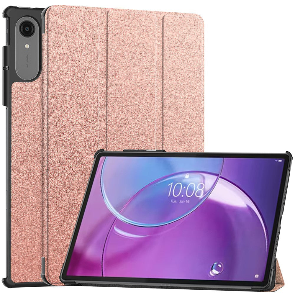 Capa para Lenovo Idea Tab Pro Gen 2, Techsuit, FoldPro, Rosa Dourado
