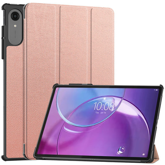Capa para Lenovo Idea Tab Pro Gen 2, Techsuit, FoldPro, Rosa Dourado